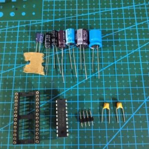 kit componentes condensadores + kit portachip